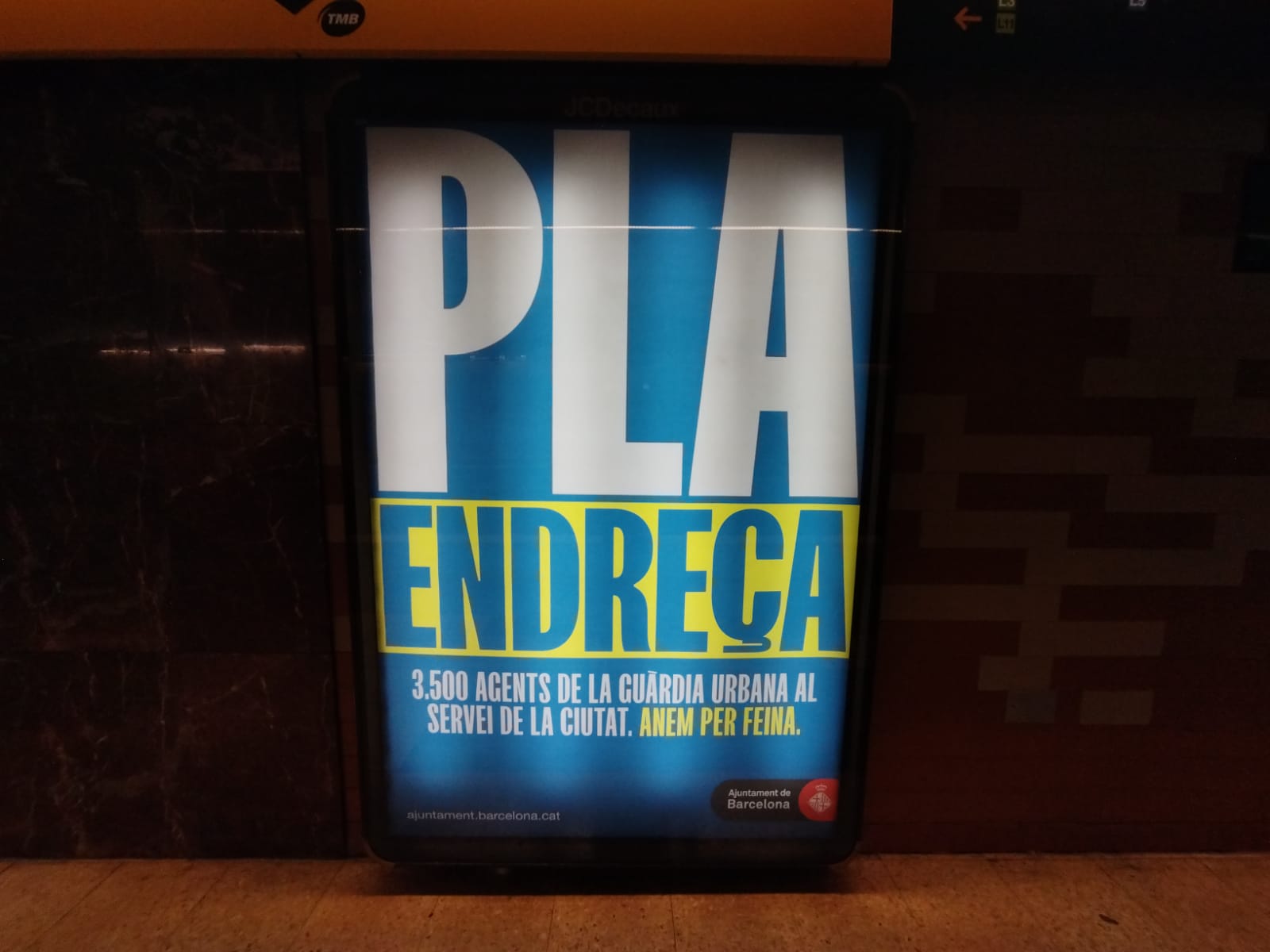 cartel metro L4 pla endrea