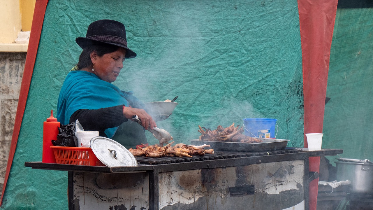 Imagen puesto comida ambulante 